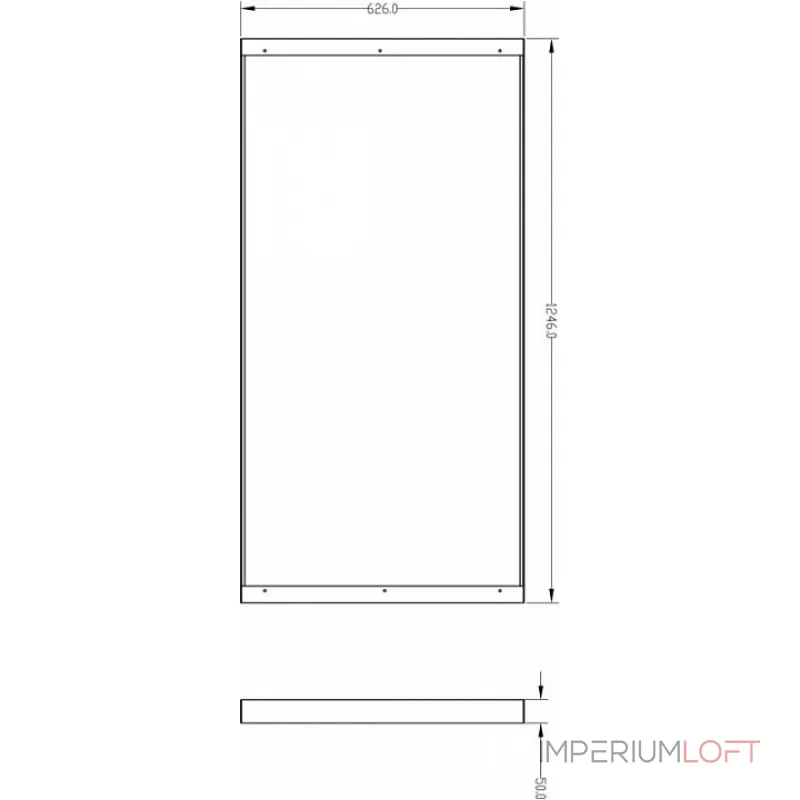 Рамка на 1 светильник Deko-Light 930180 Цвет арматуры белый от ImperiumLoft