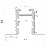 Профиль накладной  Deko-Light 975471 от ImperiumLoft