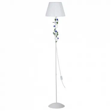 Торшер Vitaluce V1838 V1838-0/1P Цвет арматуры белый Цвет плафонов белый