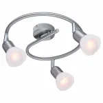 Спот Arte Lamp Falena A3115PL-3SS Цвет арматуры серебро Цвет плафонов белый от ImperiumLoft