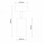 Спот ST-Luce Dario ST303.502.01 Цвет плафонов белый Цвет арматуры белый от ImperiumLoft