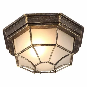 Накладной светильник Arte Lamp Pegasus A3121PF-1BN Цвет арматуры золото Цвет плафонов прозрачный