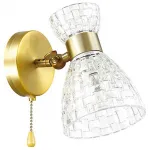 Бра Lumion Jackie 3704/1W Цвет арматуры бронза Цвет плафонов прозрачный от ImperiumLoft