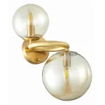 Бра ST-Luce Gorizia SL1162.301.02 Цвет плафонов коричневый Цвет арматуры латунь от ImperiumLoft