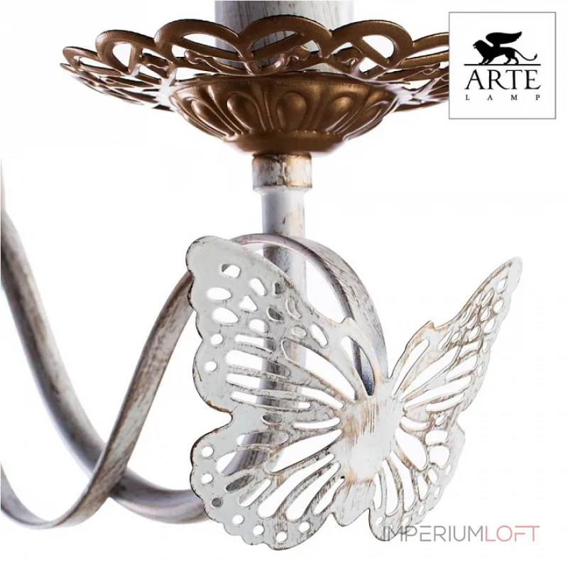 Бра Arte Lamp Ali A6114AP-1WG Цвет арматуры золото Цвет плафонов золото от ImperiumLoft