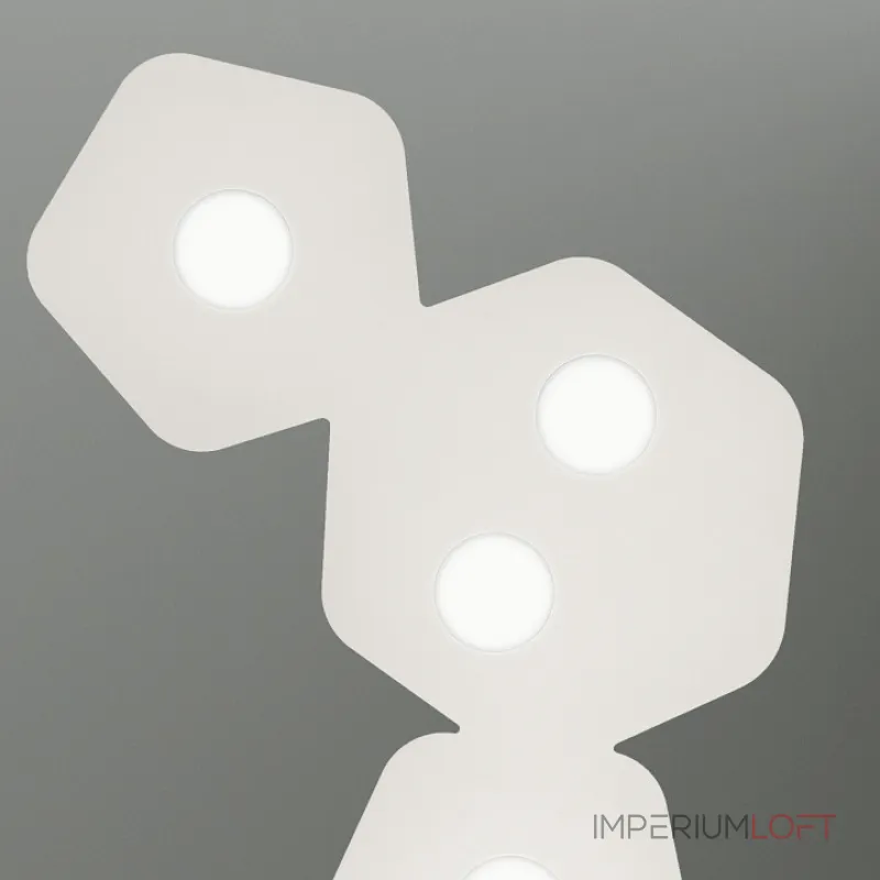 Накладной светильник Mantra Area 6640 Цвет арматуры белый Цвет плафонов белый от ImperiumLoft