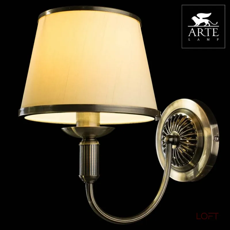 Бра Arte Lamp Alice A3579AP-1AB Цвет арматуры бронза Цвет плафонов бронза от ImperiumLoft