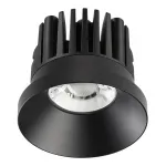 Встраиваемый светильник Novotech Metis 357586 Цвет арматуры черный Цвет плафонов прозрачный от ImperiumLoft