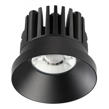 Встраиваемый светильник Novotech Metis 357586 Цвет арматуры черный Цвет плафонов прозрачный