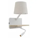 Бра с подсветкой и полкой Favourite Liga 2895-1W Цвет плафонов кремовый от ImperiumLoft