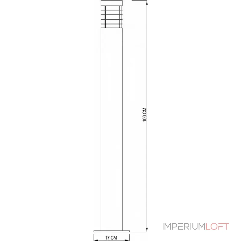 Наземный высокий светильник Deko-Light Estada II 730009 Цвет арматуры хром Цвет плафонов прозрачный от ImperiumLoft