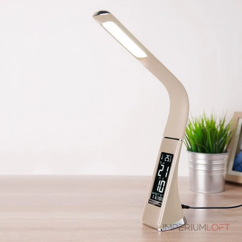 Настольная лампа офисная Elektrostandard Elara a039460 Цвет плафонов кремовый Цвет арматуры кремовый от ImperiumLoft