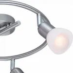 Спот Arte Lamp Falena A3115PL-3SS Цвет арматуры серебро Цвет плафонов белый от ImperiumLoft