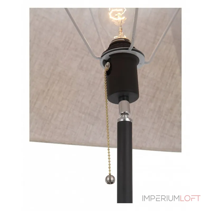 Торшеры с полкой ST-Luce Menola SLE302.415.01 Цвет арматуры коричневый Цвет плафонов кремовый от ImperiumLoft