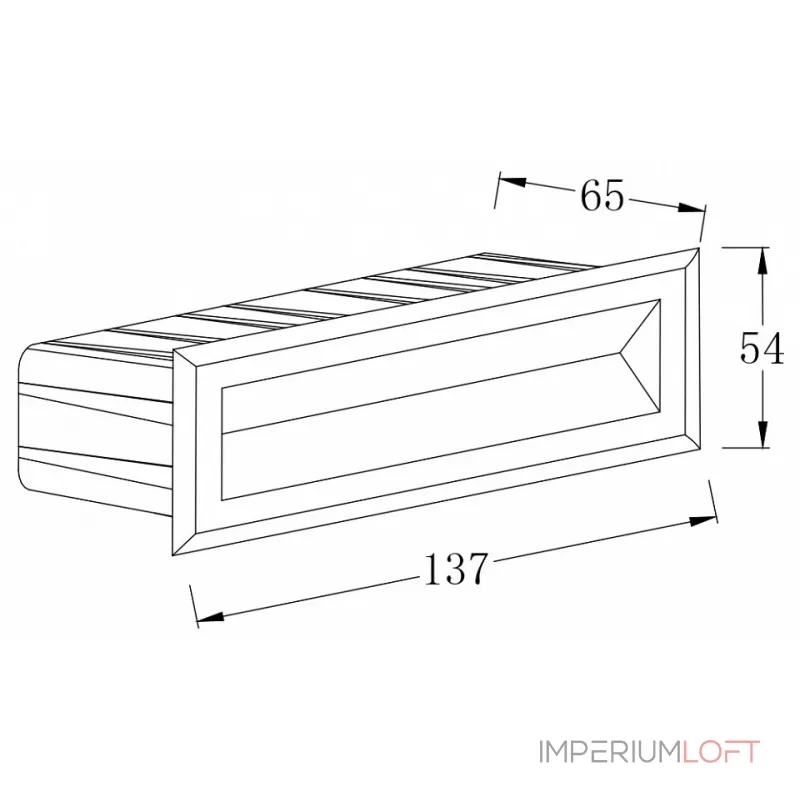 Встраиваемый светильник Maytoni Bosca O045SL-L5W3K от ImperiumLoft