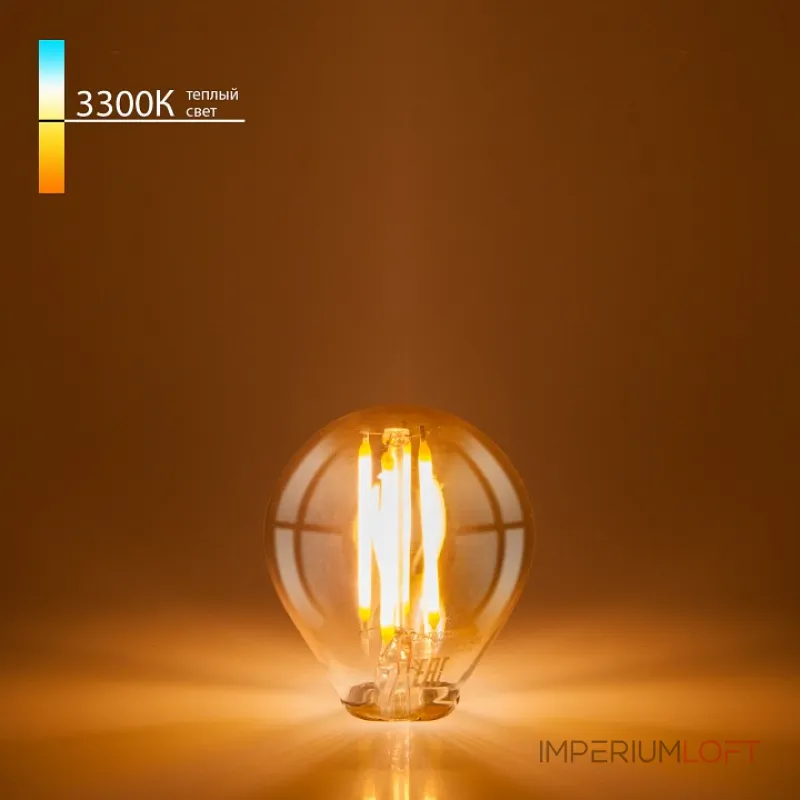 Лампа светодиодная Elektrostandard Mini Classic F E27 6Вт 3300K BLE2751 от ImperiumLoft