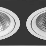 Встраиваемый светильник Lightstar Intero 111 i837060606 Цвет арматуры черно-белый от ImperiumLoft