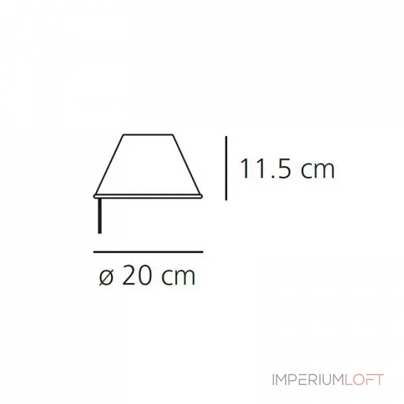Плафон Artemide Tolomeo Sospensione Decentrata 0371050A
