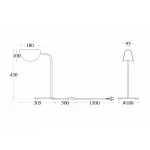 Настольная лампа декоративная Maytoni Mollis MOD126TL-01B от ImperiumLoft