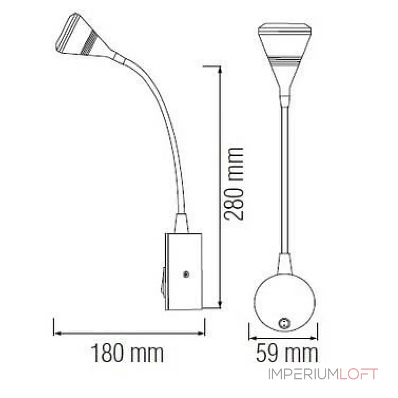 Подсветка для зеркала Horoz Electric HRZ00002176 Цвет арматуры никель Цвет плафонов никель от ImperiumLoft