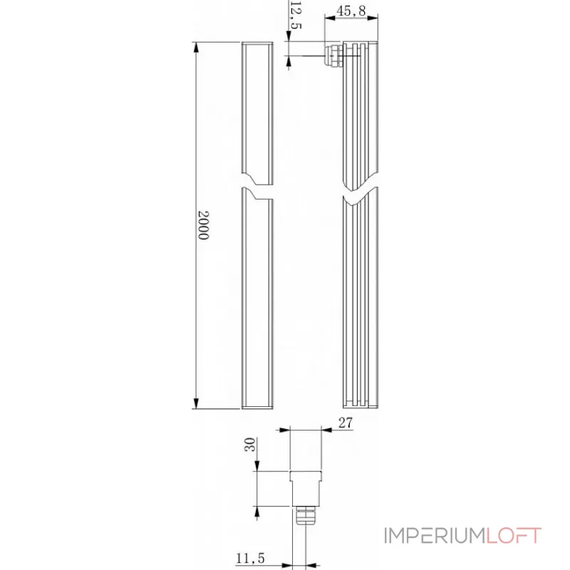 Накладной светильник Deko-Light 730452 Цвет арматуры серебро от ImperiumLoft