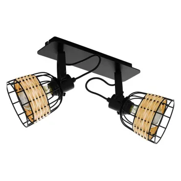 Спот Eglo Anwick 1 43325 Цвет плафонов коричневый Цвет арматуры черный