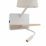 Бра с подсветкой и полкой Favourite Liga 2895-1W Цвет плафонов кремовый от ImperiumLoft