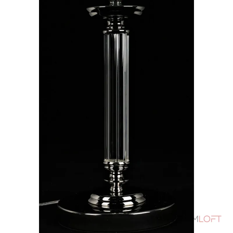 Настольная лампа декоративная Aployt Nikolet APL.714.04.01 Цвет арматуры хром Цвет плафонов голубой от ImperiumLoft