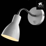 Бра Arte Lamp Dorm A1408AP-1WH Цвет арматуры хром Цвет плафонов белый от ImperiumLoft