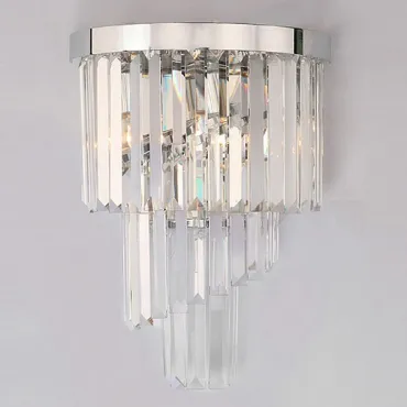 Накладной светильник Newport 31100 31103/A nickel left Цвет плафонов прозрачный Цвет арматуры никель Накладной светильник Newport 31100 31103/A nickel left Цвет плафонов прозрачный Цвет арматуры никель