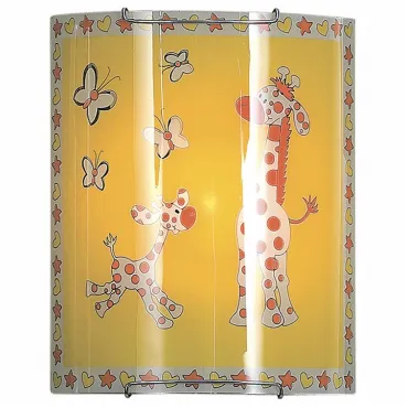 Накладной светильник Citilux 921 CL921001 Цвет арматуры хром Цвет плафонов желтый Накладной светильник Citilux 921 CL921001 Цвет арматуры хром Цвет плафонов желтый