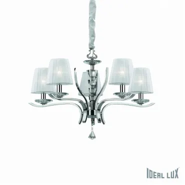 Подвесная люстра Ideal Lux Pegaso PEGASO SP5 BIANCO Подвесная люстра Ideal Lux Pegaso PEGASO SP5 BIANCO