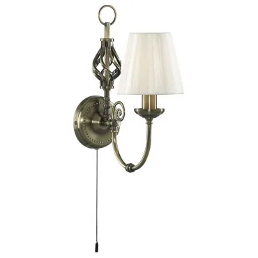 Бра Arte Lamp Zanzibar A8390AP-1AB Цвет арматуры бронза Цвет плафонов белый Бра Arte Lamp Zanzibar A8390AP-1AB Цвет арматуры бронза Цвет плафонов белый