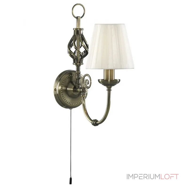 Бра Arte Lamp Zanzibar A8390AP-1AB Цвет арматуры бронза Цвет плафонов белый от ImperiumLoft Бра Arte Lamp Zanzibar A8390AP-1AB Цвет арматуры бронза Цвет плафонов белый от ImperiumLoft