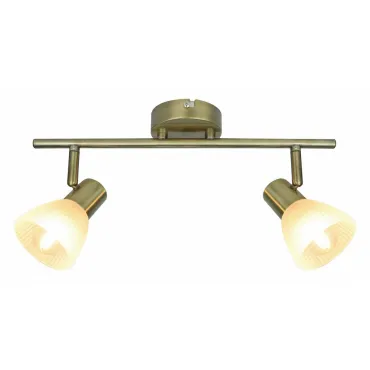 Спот Arte Lamp Parry A5062AP-2AB Цвет арматуры бронза Цвет плафонов белый