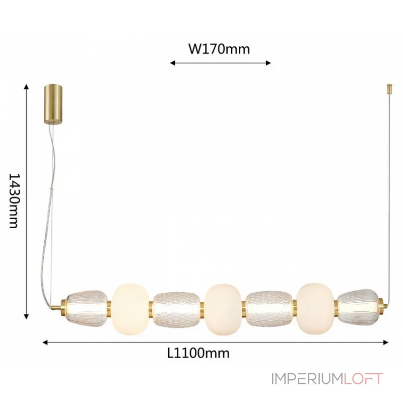 Подвесной светильник Favourite Bella 4057-3P от ImperiumLoft Подвесной светильник Favourite Bella 4057-3P от ImperiumLoft