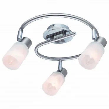 Спот Arte Lamp Cavalletta A4510PL-3SS Цвет арматуры серебро Цвет плафонов белый