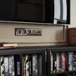 Накладка для ТВ-розетки Werkel бронзовый W1193012 от ImperiumLoft