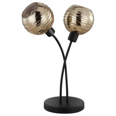 Настольная лампа декоративная Eglo 39693 цвет арматуры черный цвет плафонов желтый