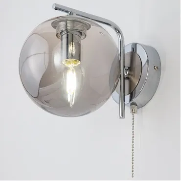 Бра Citilux Томми CL102310 Цвет плафонов серый Цвет арматуры хром Бра Citilux Томми CL102310 Цвет плафонов серый Цвет арматуры хром