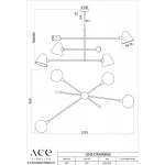 Люстра на штанге Favourite Statera 3045-4P