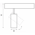 Светильник на штанге Lightstar Teta 205037 от ImperiumLoft