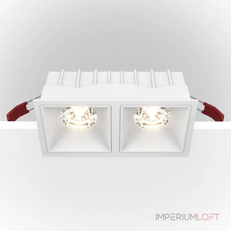 Встраиваемый светильник Maytoni Alfa DL043-02-15W4K-D-SQ-W от ImperiumLoft