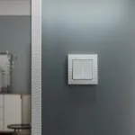 Выключатель одноклавишный с подсветкой без рамки Werkel Белые матовые W1110161 от ImperiumLoft