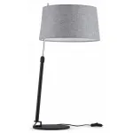 Настольная лампа декоративная Maytoni Bergamo MOD613TL-01B Цвет арматуры хром Цвет плафонов серый от ImperiumLoft