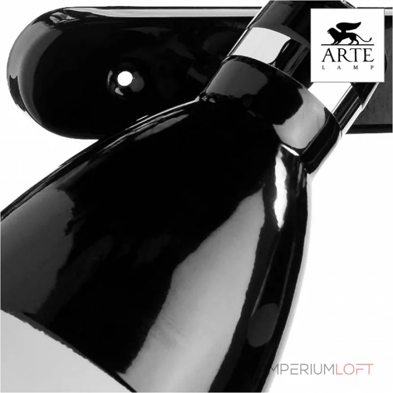 Спот Arte Lamp Mercoled A5049PL-3BK Цвет арматуры хром Цвет плафонов черный от ImperiumLoft Спот Arte Lamp Mercoled A5049PL-3BK Цвет арматуры хром Цвет плафонов черный от ImperiumLoft