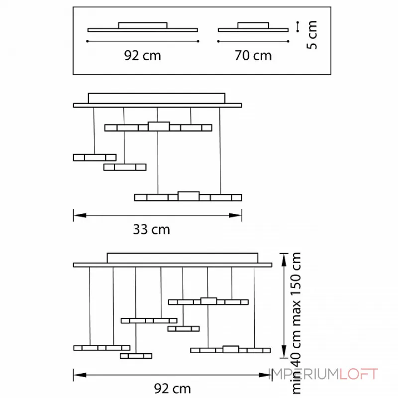 Подвесной светильник Lightstar Favo LED 750262