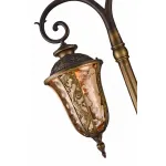 Фонарный столб Favourite Luxus 1495-2F Цвет арматуры золото Цвет плафонов янтарный от ImperiumLoft