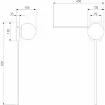 Бра Eurosvet Fredo 40034/1 латунь от ImperiumLoft