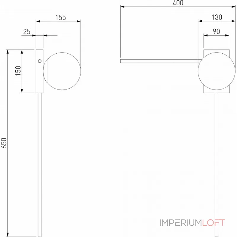 Бра Eurosvet Fredo 40034/1 латунь от ImperiumLoft Бра Eurosvet Fredo 40034/1 латунь от ImperiumLoft
